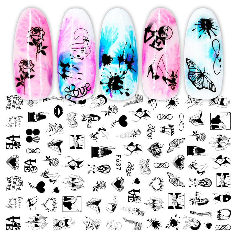 3D Nail Stickers