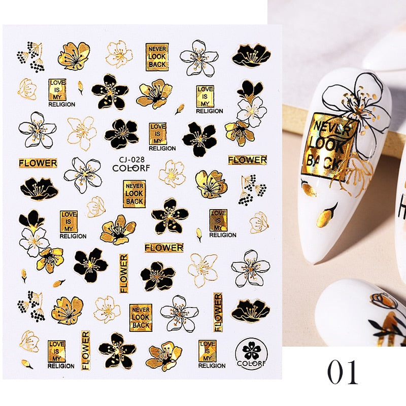 3D Nail Stickers