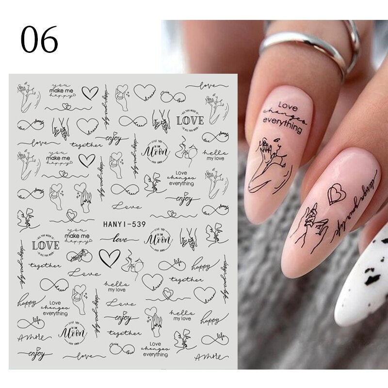 3D Nail Stickers