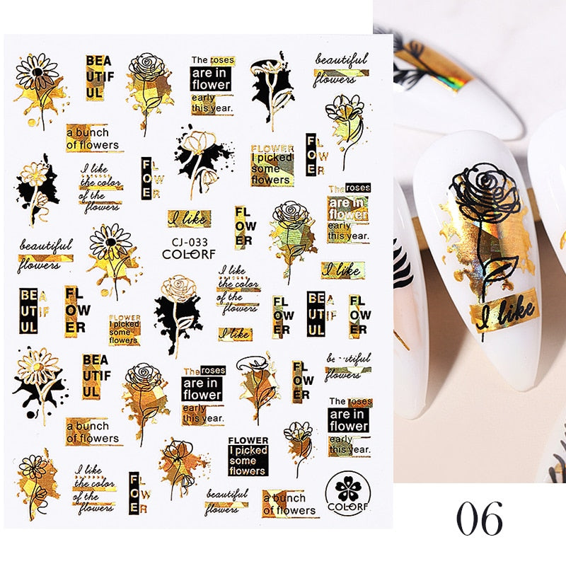 3D Nail Stickers
