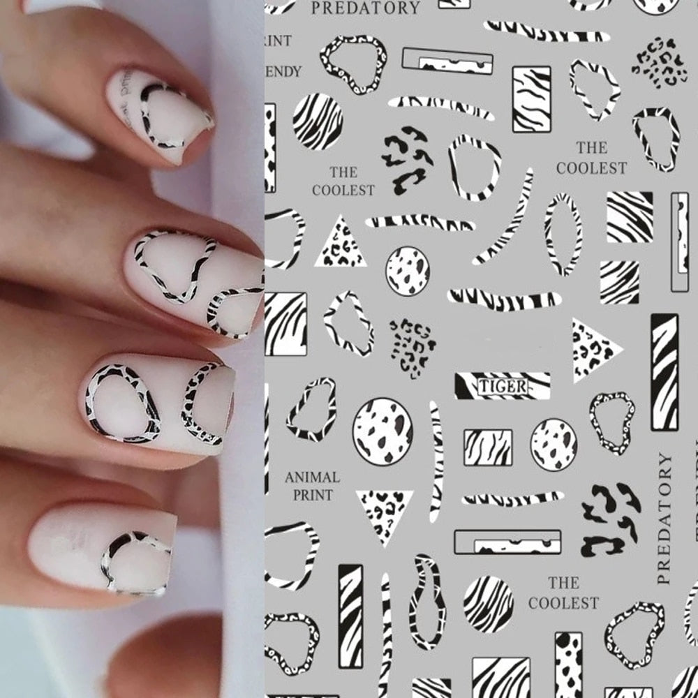 Embossed Butterfly Nail Stickers