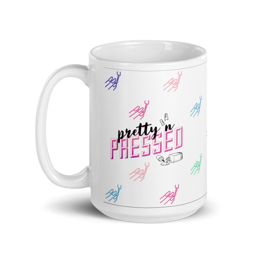 PNP White glossy mug