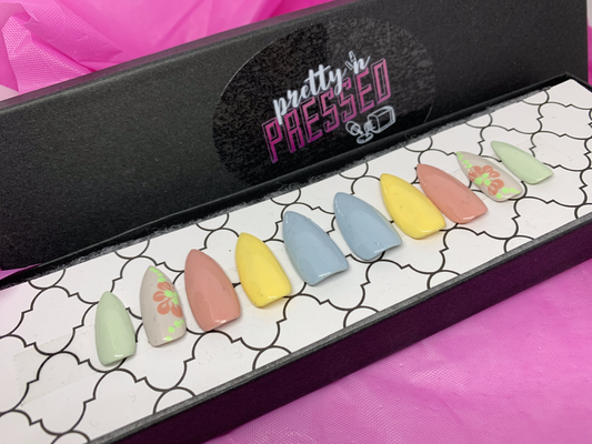 Easter Quick - Pretty and Pressed Nails