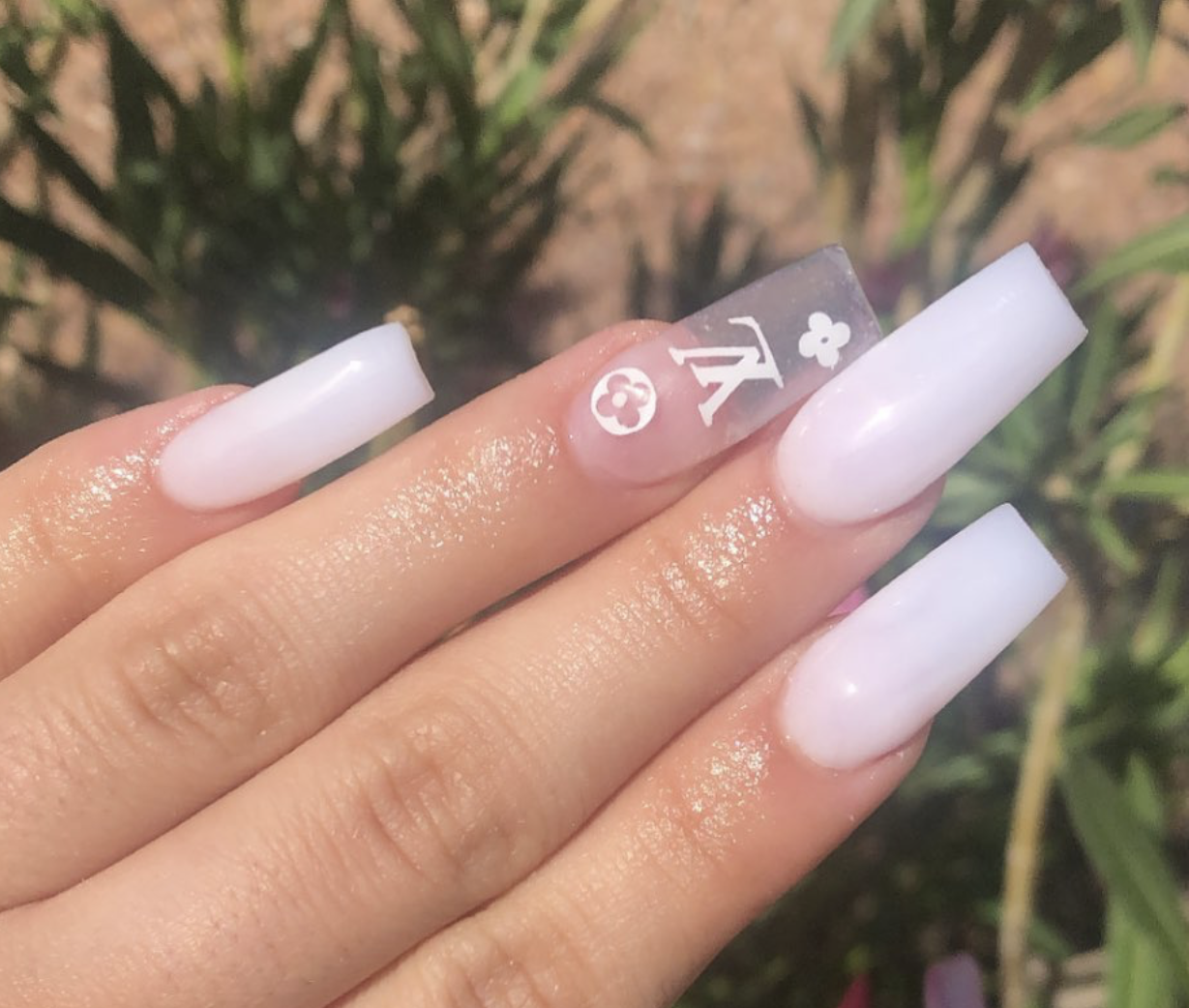 Louis Vuitton Slime- Pin Inspired - Pretty and Pressed Nails