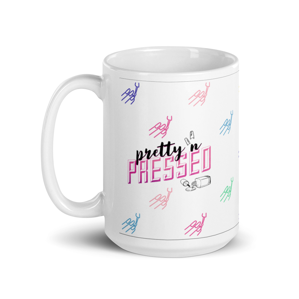 PNP White glossy mug